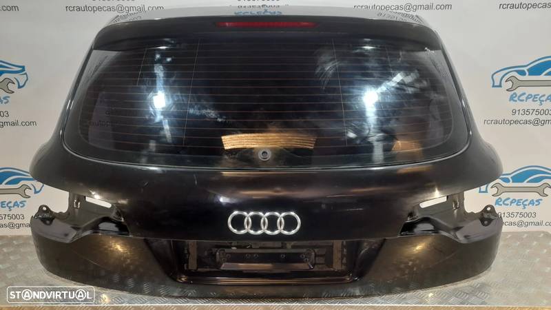 PORTA TAMPA MALA ELÉTRICA ORIGINAL AUDI Q7 4LB  FECHO PUXADOR VIDRO 3° STOP AILERON ALERON SPOILER LIP - 3