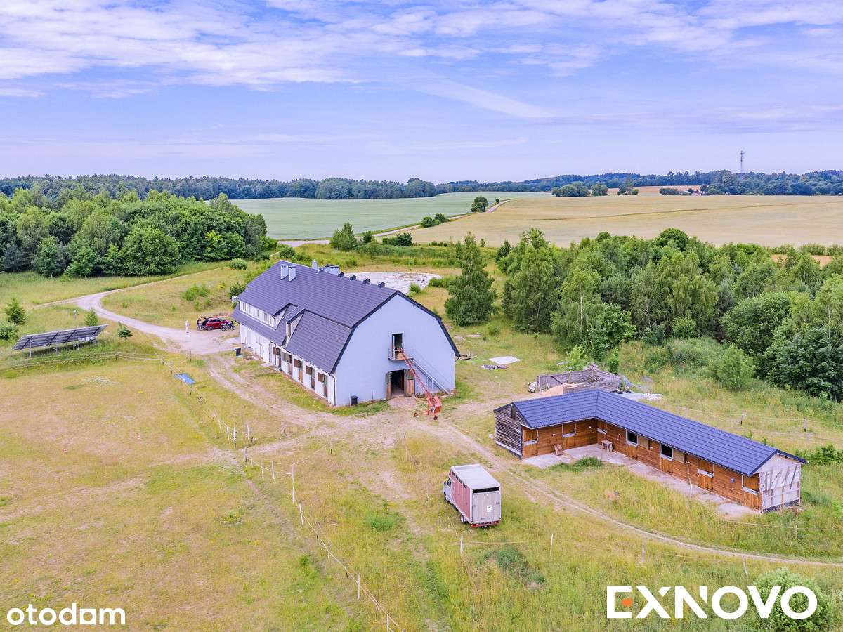 Siedlisko ze stajnią na 4-ha działce na Kaszubach.-6