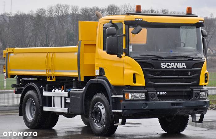 Scania P 280 * WYWROTKA 4,20m + BORDMATIC * STAN BDB - 4