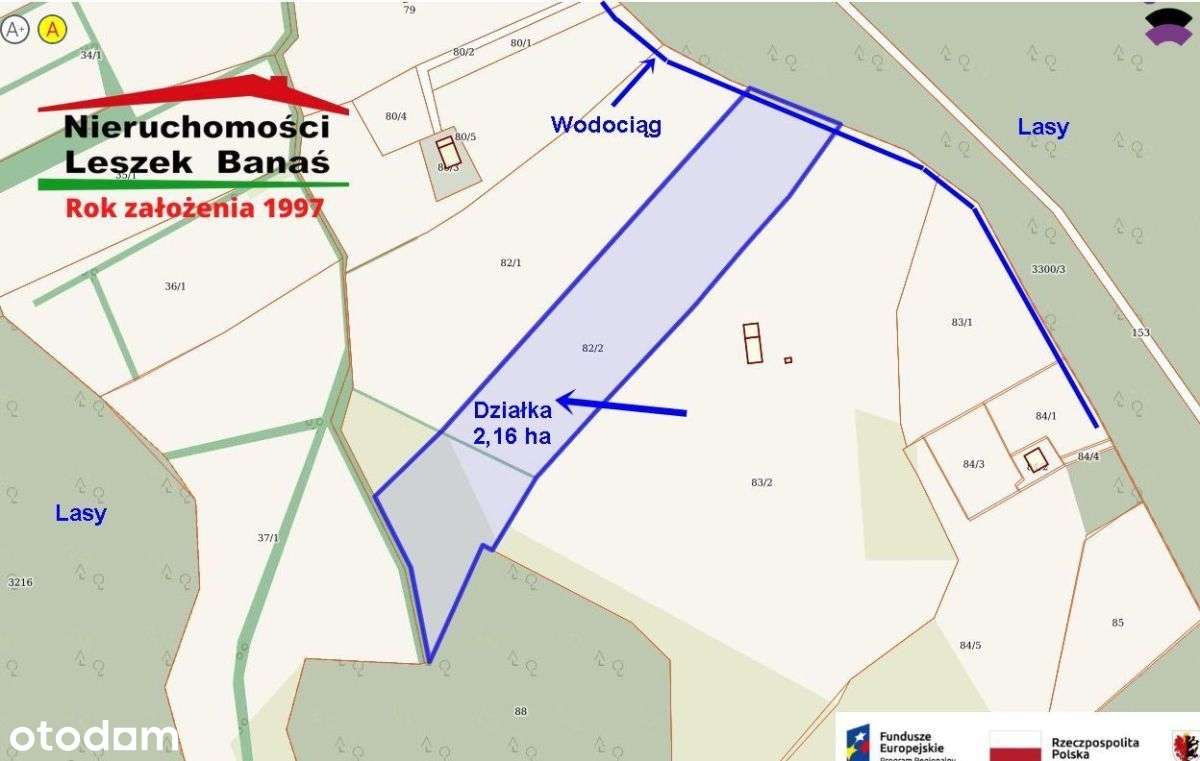 Działka rolna granicząca z lasem-1