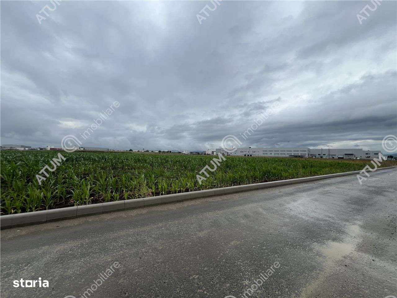 Teren intravilat de 36122 mp cu PUZ situat in zona Industriala Vest - Imagine principală: 2/8