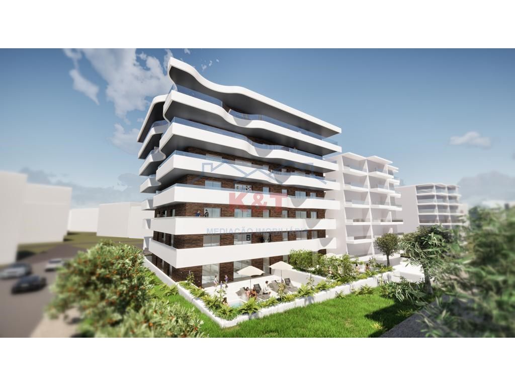 Apartamento T2 novo com piscina nos Jardins do Amparo