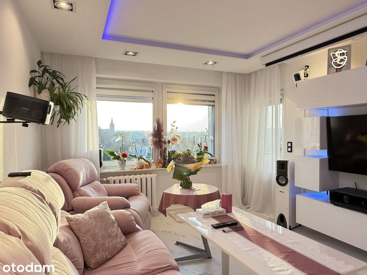 Ładne słoneczne mieszkanie 4 pok. Barlinek, ul.Szpitalna.-1