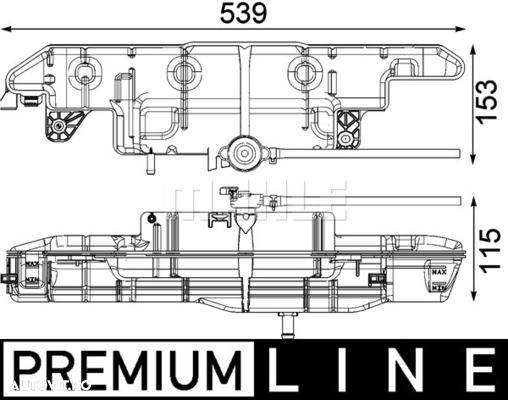 Radiator ORIGINAL Nissan Cabstar Renault Maxity NT400 vas expansiune Atleon 150CP piese - 10