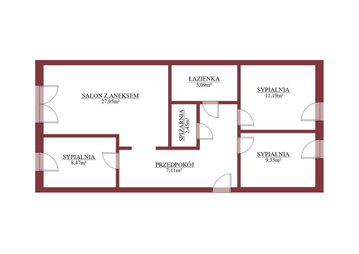 Rodos | ogród działkowy 300 m2 | 4 pok.-12