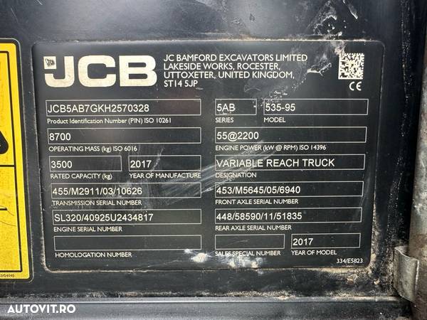 JCB 535-95 Stivuitor Telescopic - 9