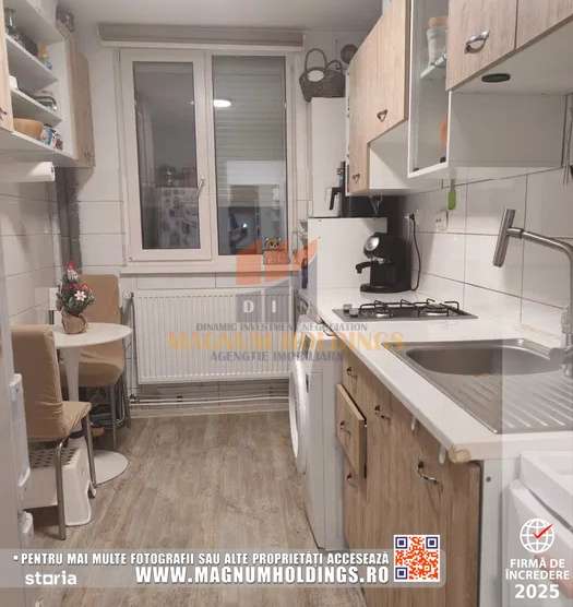 Apartament 2 camere, et. 3, balcon, bloc cu lift - Imagine principală: 3/6