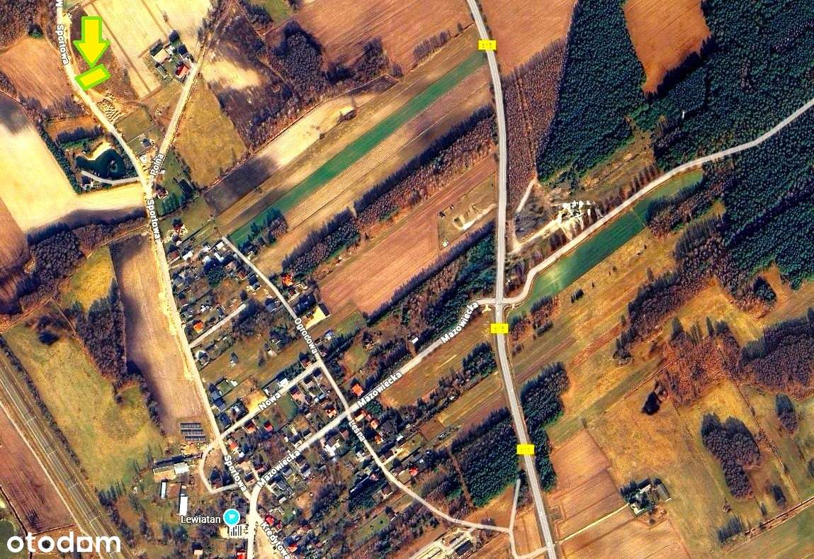 Działka 840m2 Konopki, nowa droga i oświetlenie, ul. Sportowa-7