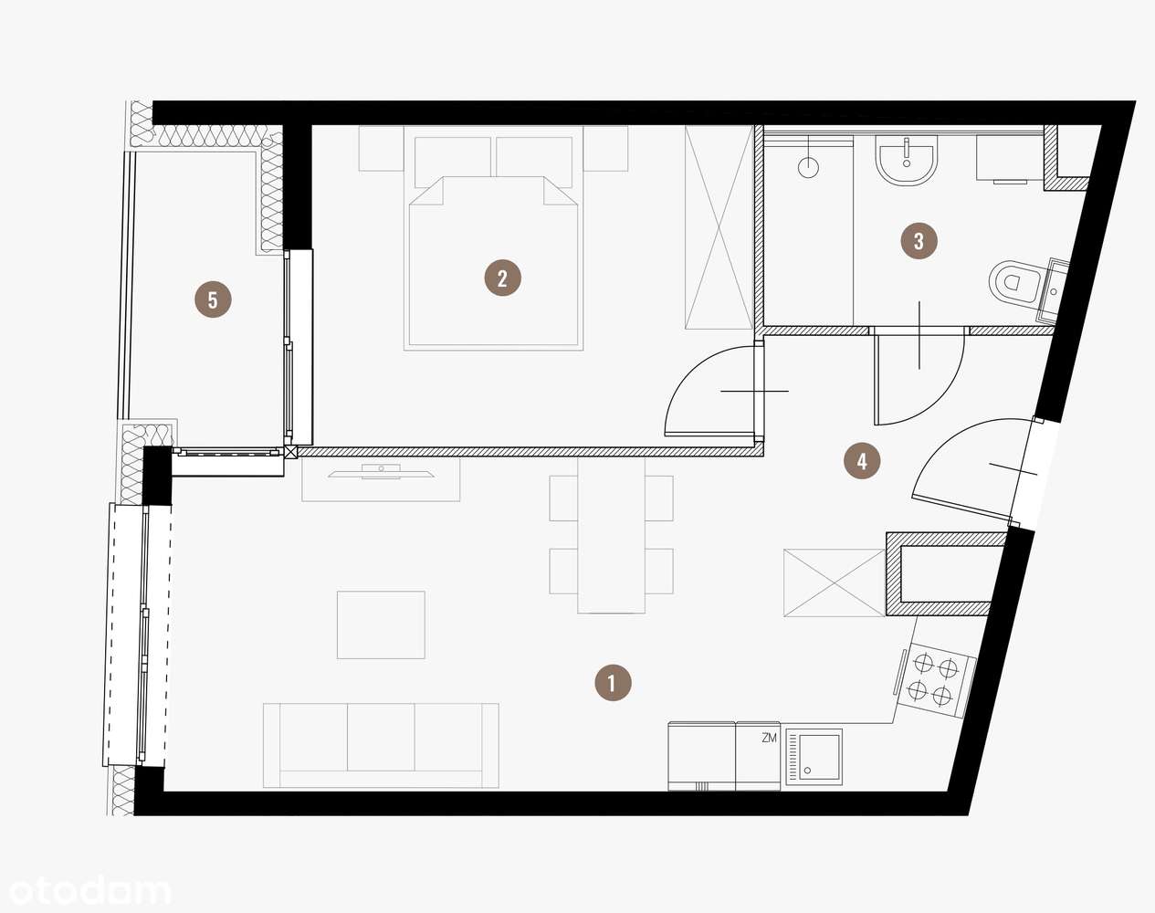 Najtańsze 2 pokoje- 9 900zł/mkw, Dworzec Fabryczny, Klucze od ręki!!-4