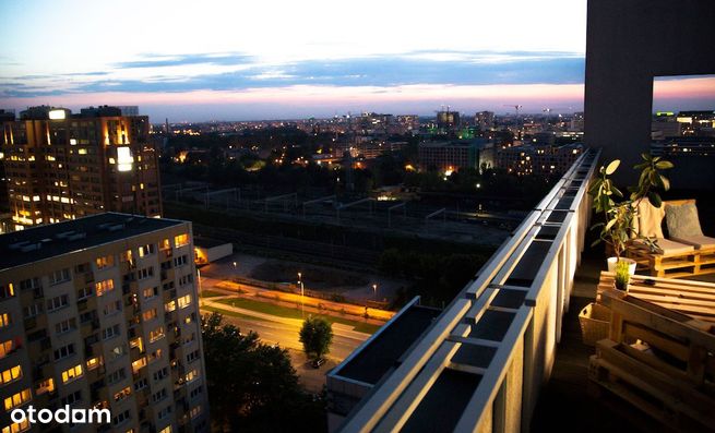 Biuro z panorama +taras 58m, zachody słońca