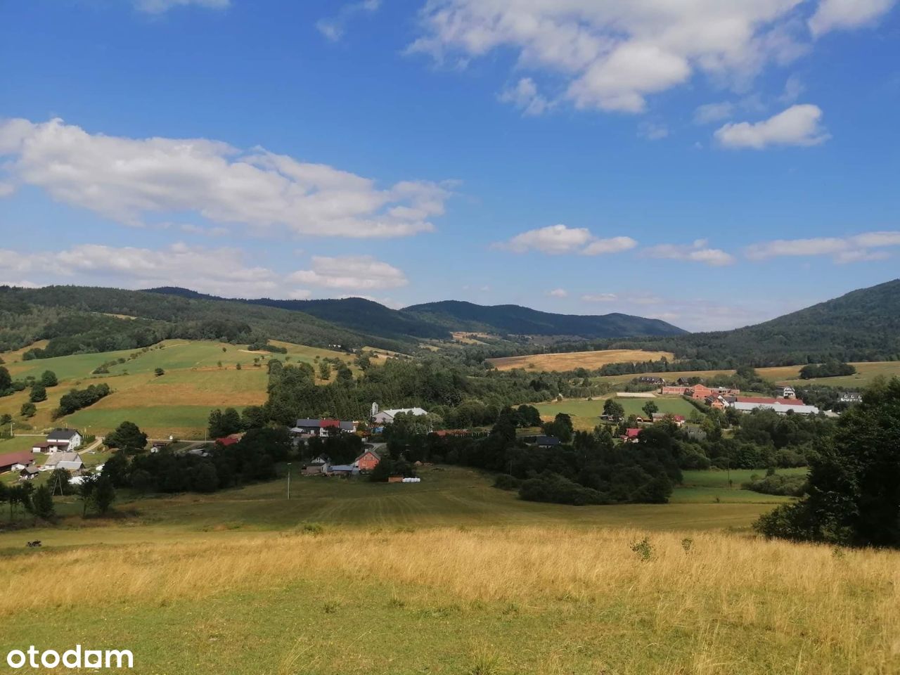 Widokowa działka 20 km od Krynicy Zdroju