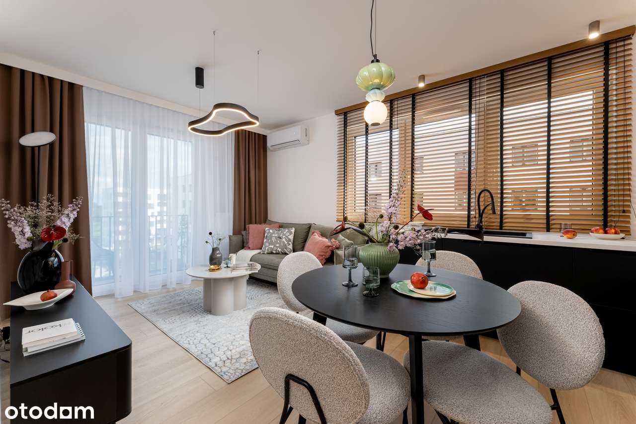 4 pokoje, klimatyzacja, balkon, gotowe do wejścia.-2