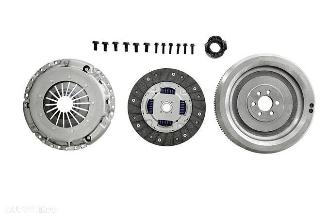 Kit conversie ambreiaj cu volanta masa simpla VW Golf 3, 4, Bora, Passat B3 B4, New Beetle, Vento, Polo, Jetta, motoare 1.8 T si 1.9 Tdi - 1