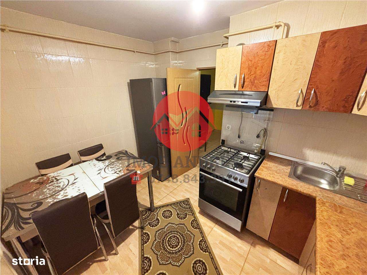 Apartament complet mobilat, 3 camere, C5, centrala proprie - Imagine principală: 3/9