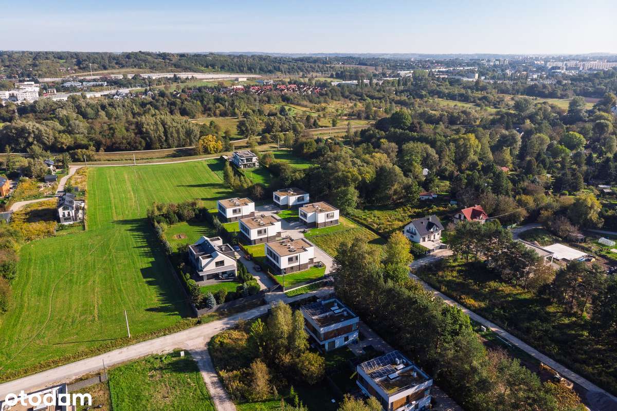 Nowoczesna przestrzeń, Segment z garażem i ogrodem - Wola Justowską-4