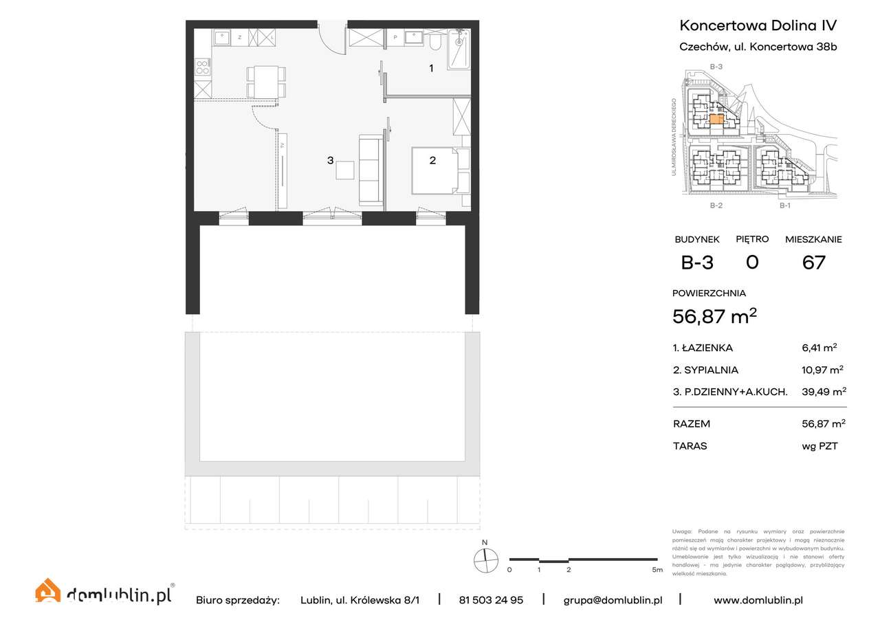 Osiedle Koncertowa Dolina | mieszkanie 3-pok. | 67 - Pełny obrazek: 2/9
