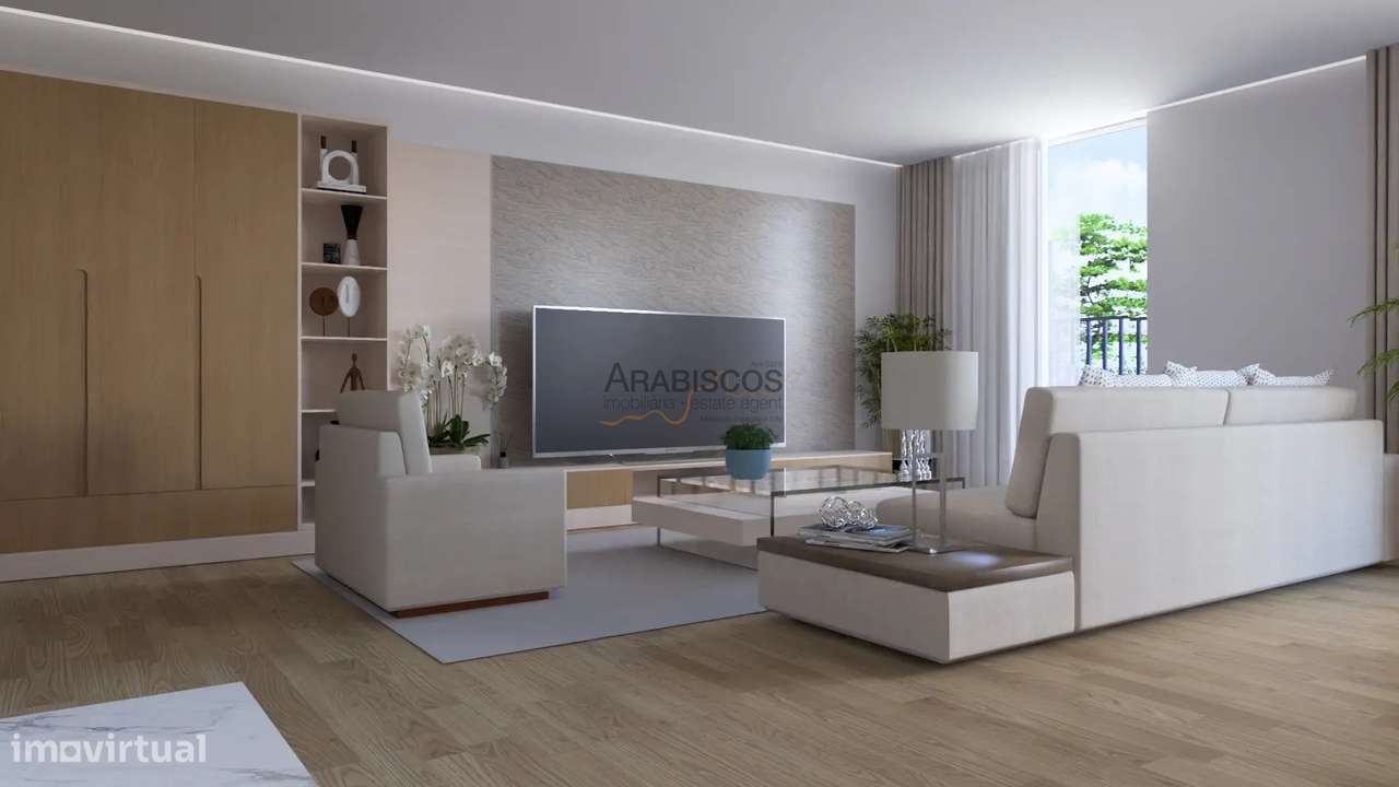 Apartamento T2 - Em Construção - 2 Lugares de Estacionamento - Varanda - Grande imagem: 3/11