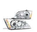 FARÓIS ANGEL EYES PARA FORD FOCUS II 04-08 CHROME CROMADO H1 H7 - 2