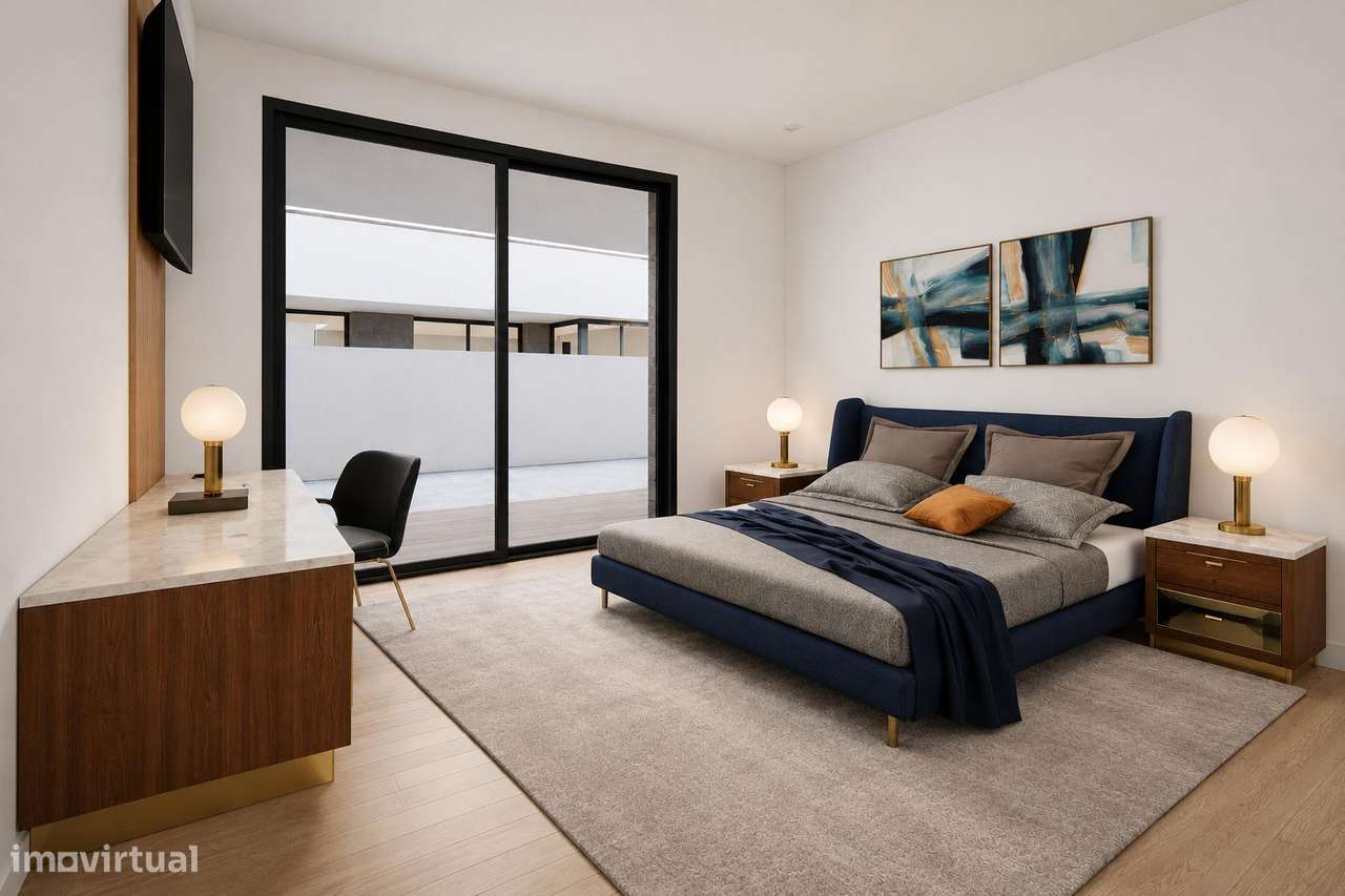 Moradia T3 | Térrea | Piscina | Jardim | Barbecue | 2 Carros-11