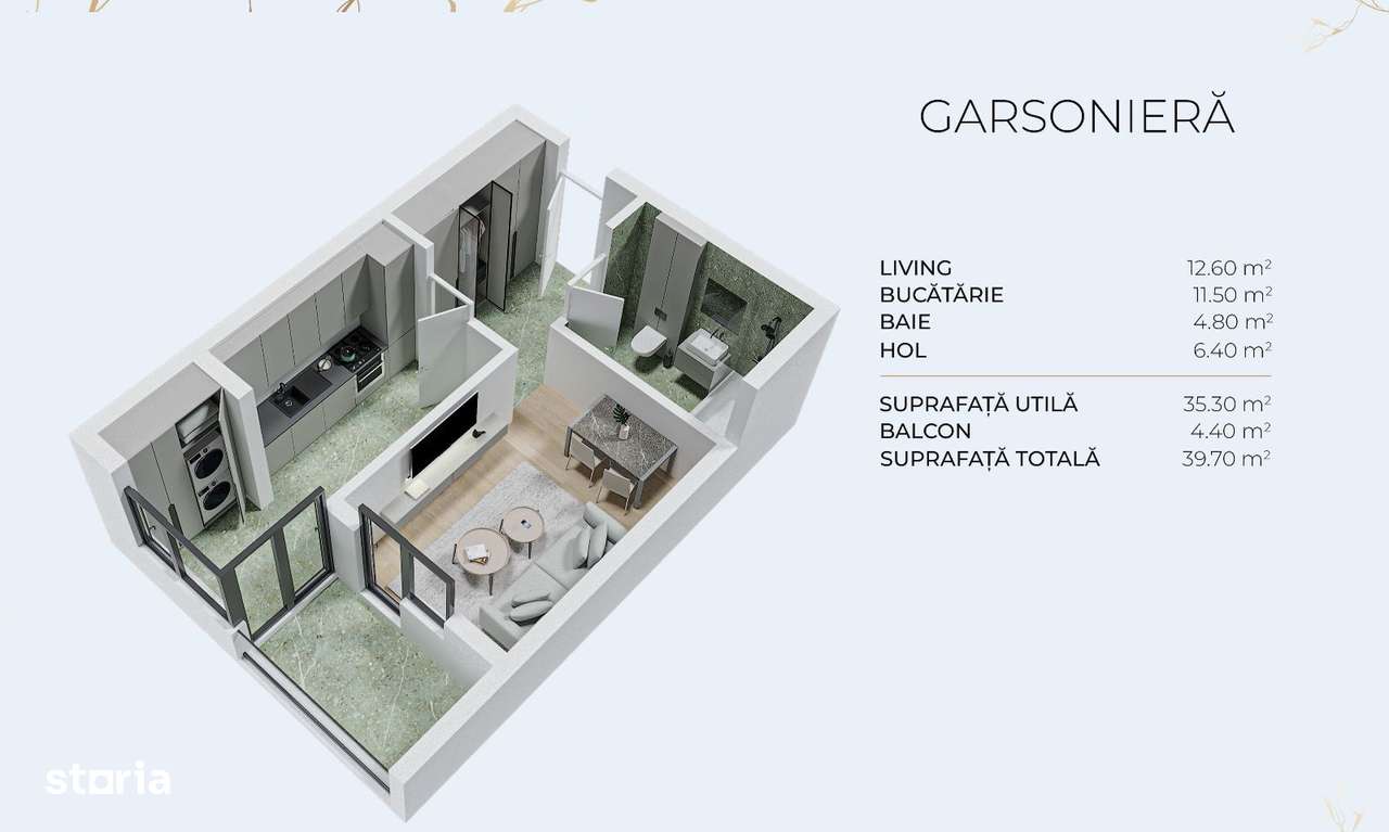 Apartament/ Garsoniera Decomandata, Metrou Berceni/ Dimitrie Leonida-5