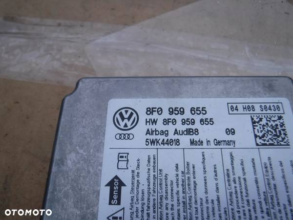 Audi A4 B8 A5 8T  modul sensor poduszek air bag 8K0959655 - 2