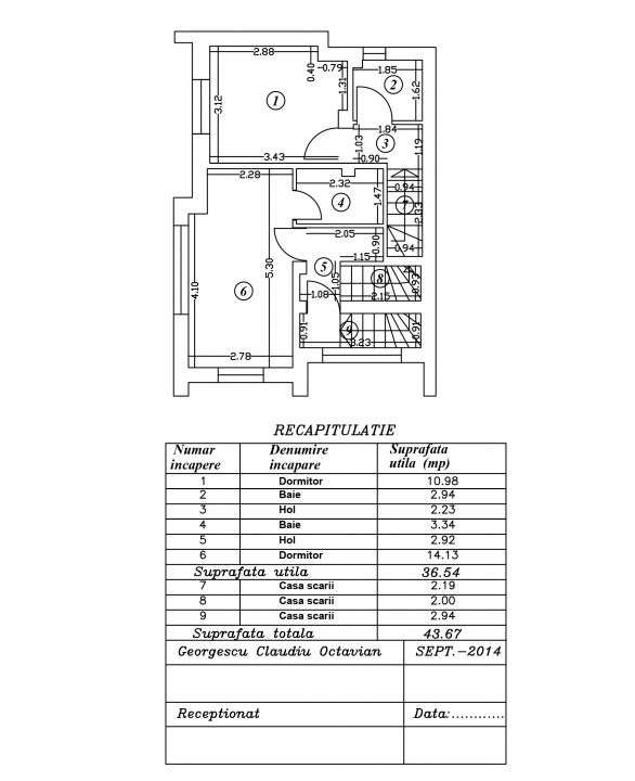 Marie Curie*Casa individuala P+2E*Moderna*5 camere-4 bai-15