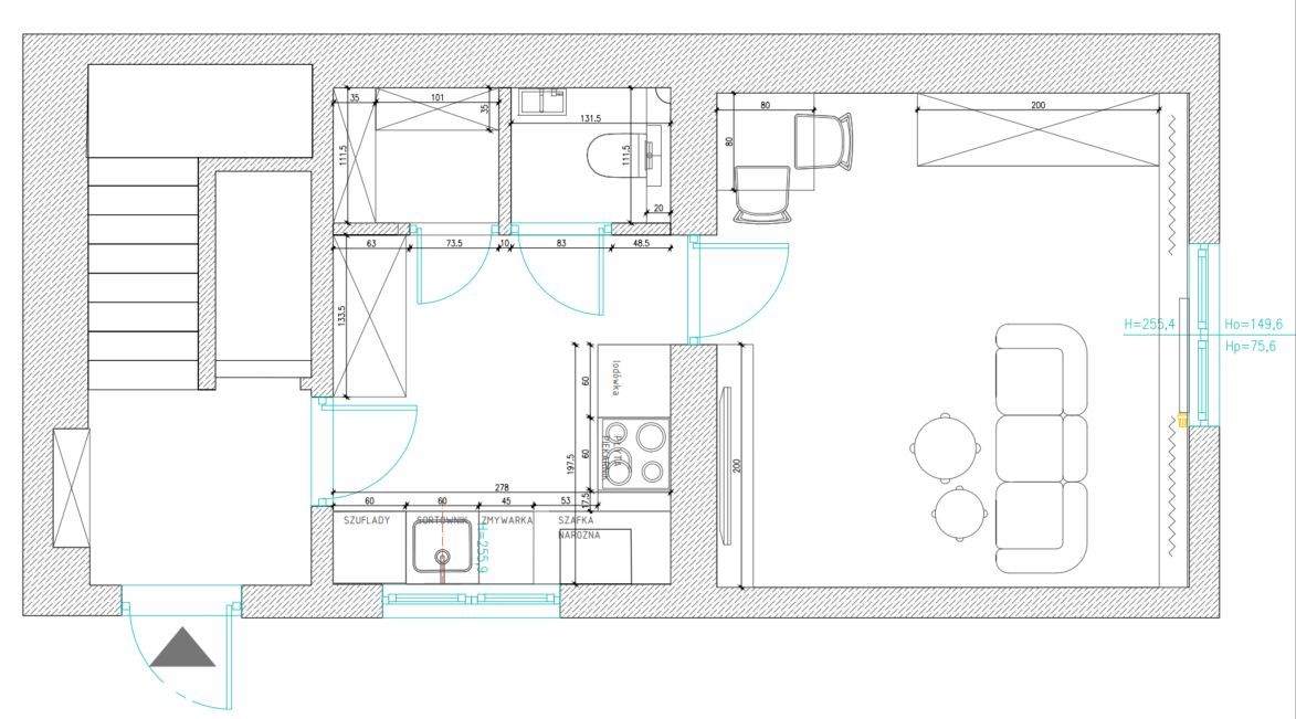 Dom 55,5 m2 | Działka 600m | wykończony