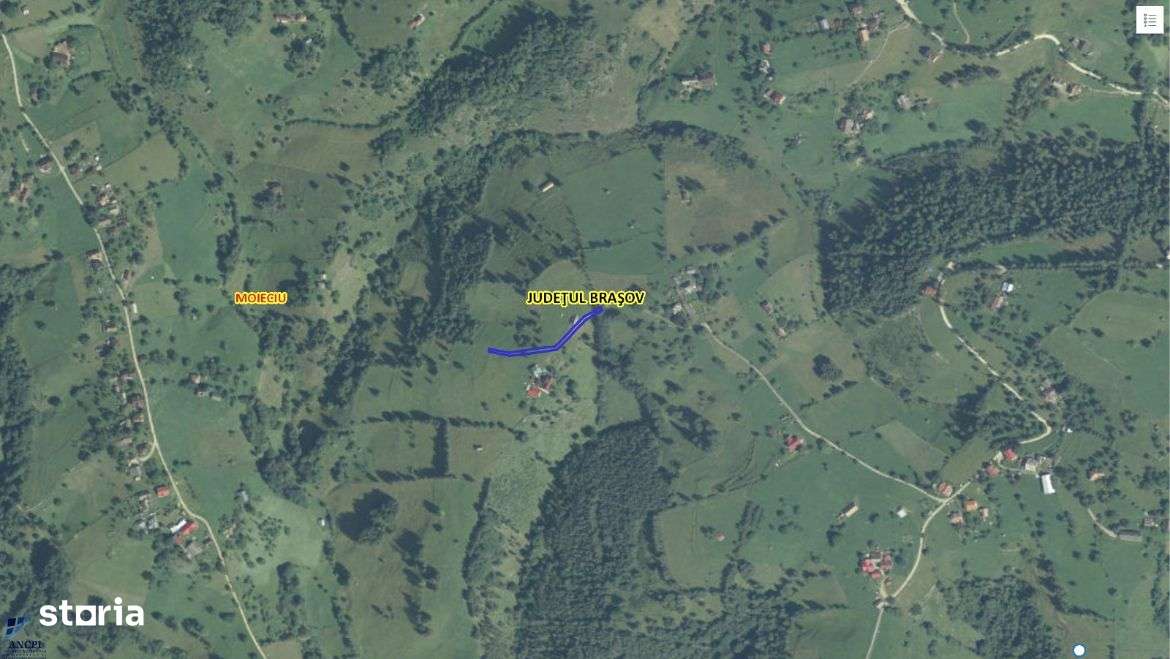 Vanzare Teren cu Punct de Belvedere în Moieciu zona Magura-Pestera - Imagine principală: 2/20