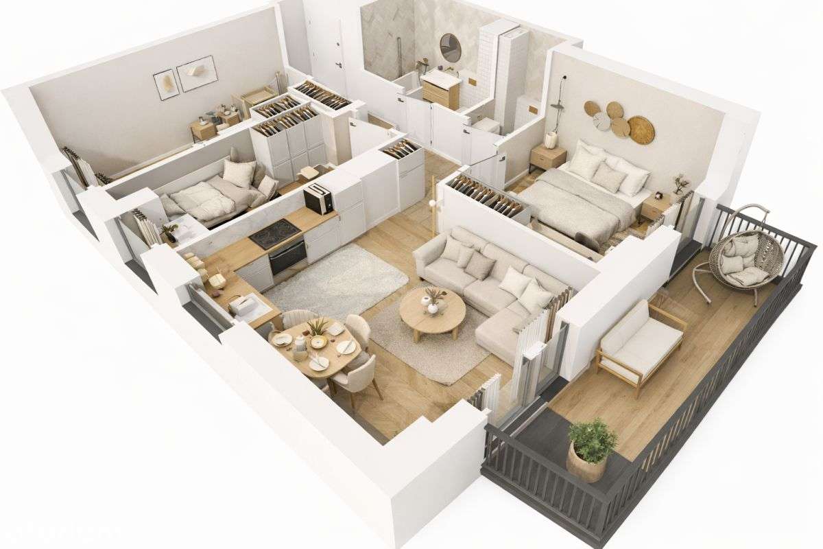 Centrum | Siedlce | gotowe 4-pokoje | Bez prowizji-5