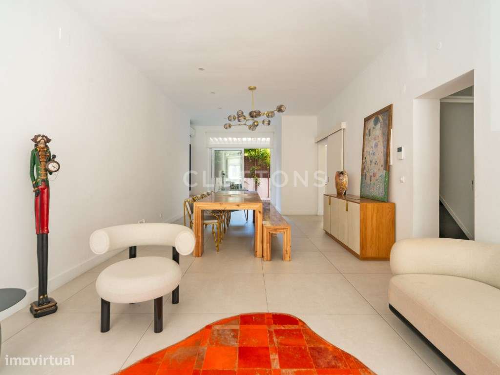 Moradia T4, 4 pisos, terraço, no coração de Campo de Ourique, Lisboa-5