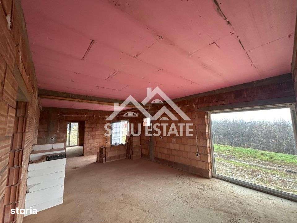 Casa 130 mp, teren 2800 mp, priveliște superbă – Marginimea Sibiului - Imagine principală: 5/19