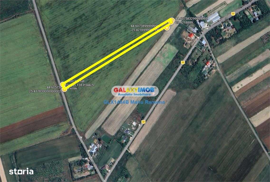 Teren agricol intravilan Uliesti, sat Dogari, apropiere Autostrada A1-1