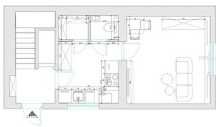 55,5 m2| 2 pokoje| oddzielna kuchnia | 600 m ogród