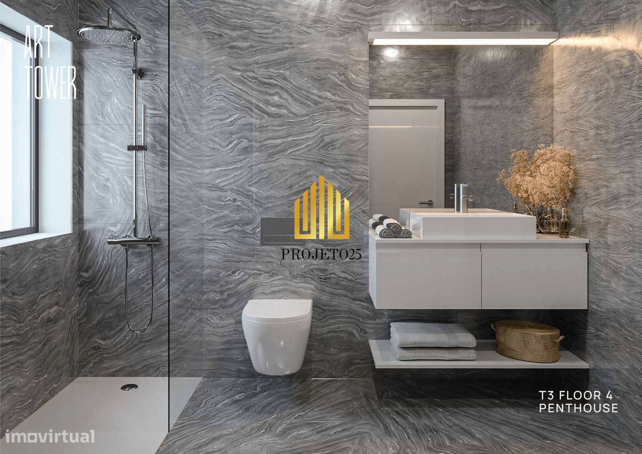 T3 NOVO COM TERRAÇO PRIVATIVO com 70m2, QUINTA DA PÍCUA.-11