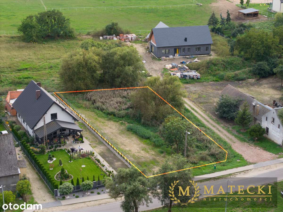 Działka budowlana Bytyń, blisko jeziora, Mpzp-5