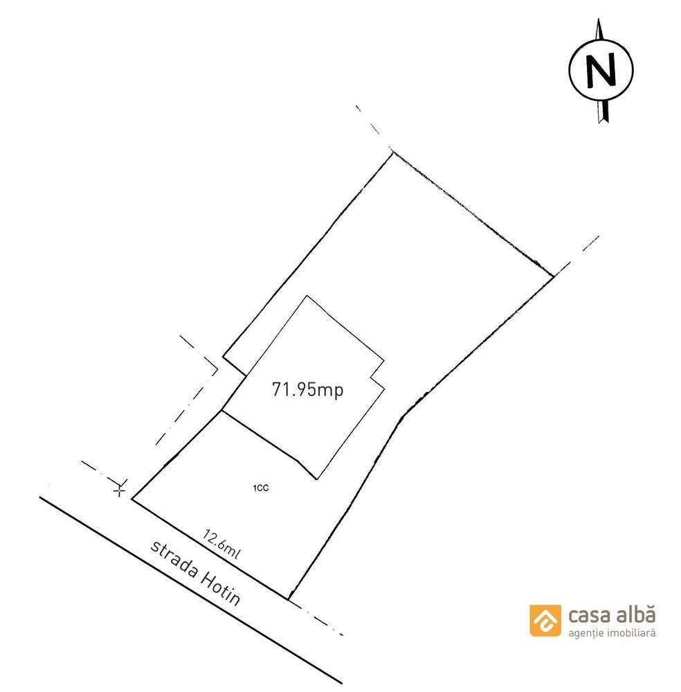 Podul de Fier - strada Hotin, 345mp, teren intravilan - Imagine principală: 2/3