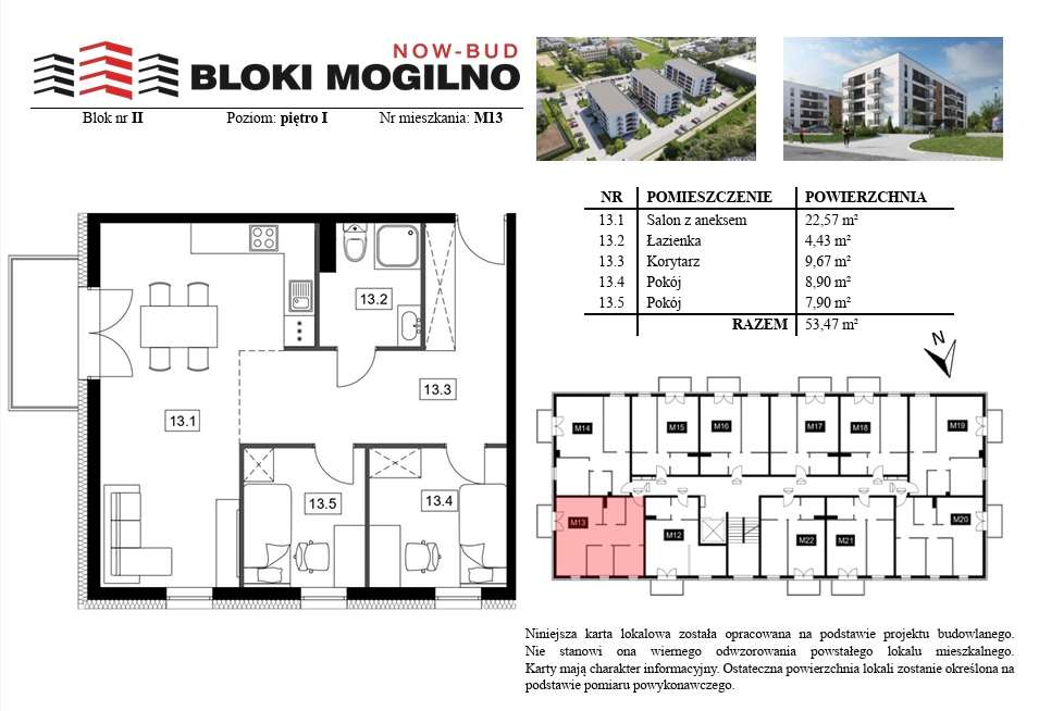 Nowe Mieszkanie w Mogilnie  53,47m2 - Pełny obrazek: 3/18