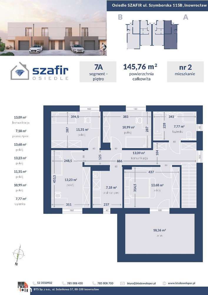 Osiedle Szafir, mieszkanie nr 7A/2 - Pełny obrazek: 4/9