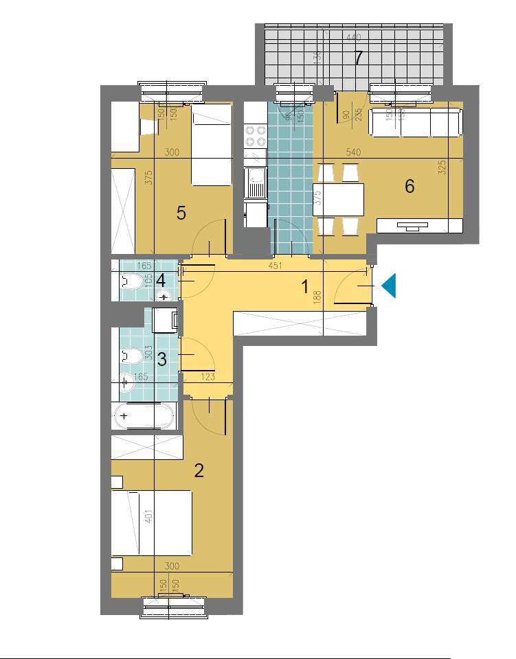 Polonijna -3pokoje+kuchnia+balkon,stan idealny,piękny widok na Kraków!-0