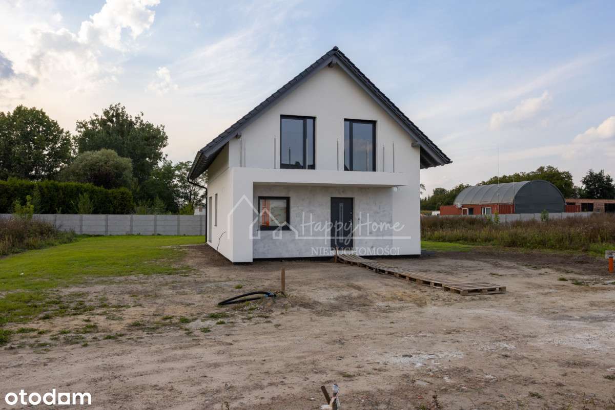 Nowoczesny dom wolnostojący w Kępie—Cicha okolica-8