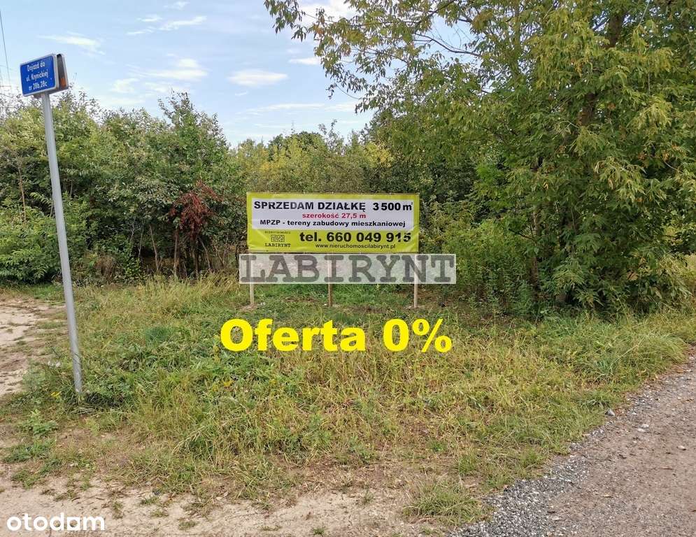 Parkitka, Krynicka, 3578m2, szerokość 28m lub 39m-9