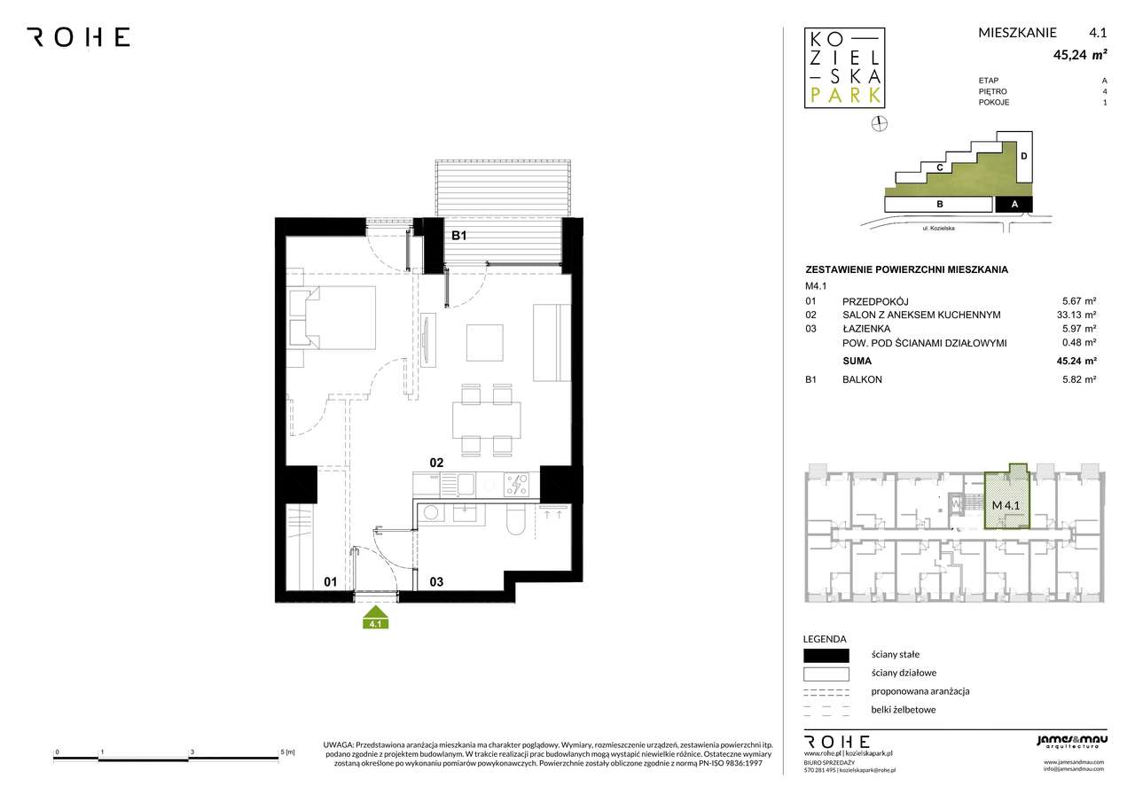 Kozielska Park | mieszkanie 2-pok. | 4_1 - Pełny obrazek: 2/11
