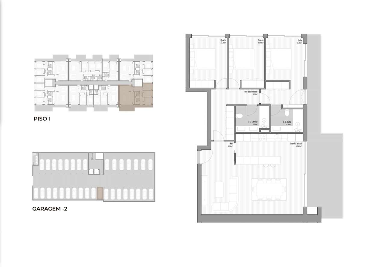 T3 novo com varanda ampla e garagem – Valongo-16