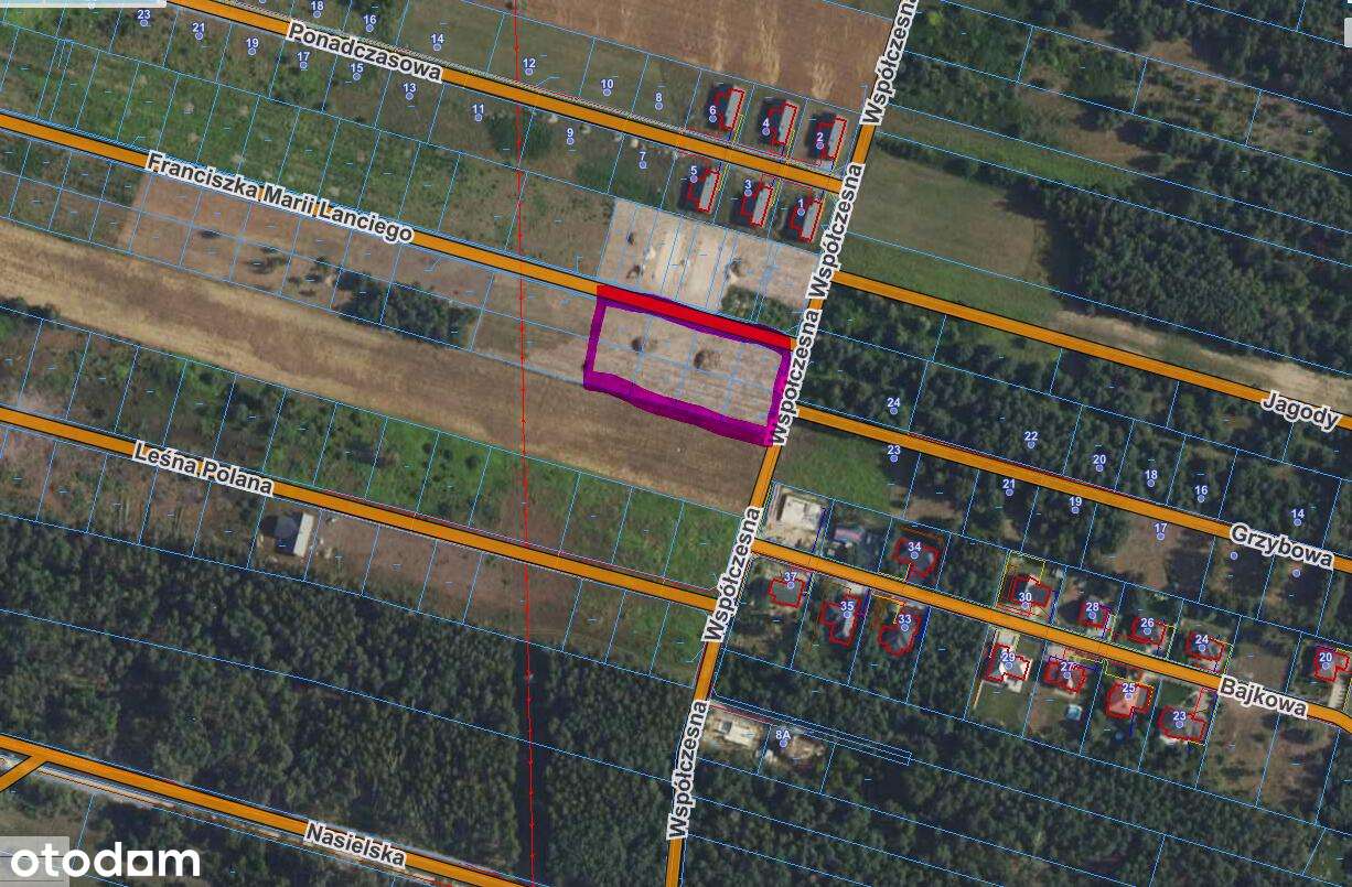 DZIAŁKI Z PNB I PROJEKTEM  na 10 lokali mieszkalnych- Serock-2