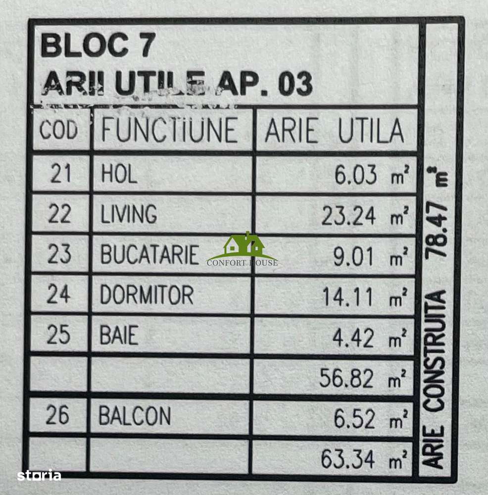 Apartament 2 camere, bloc nou, P+3, Ap.03, Parter, Bl.7 - CP2462293 - Imagine principală: 5/10