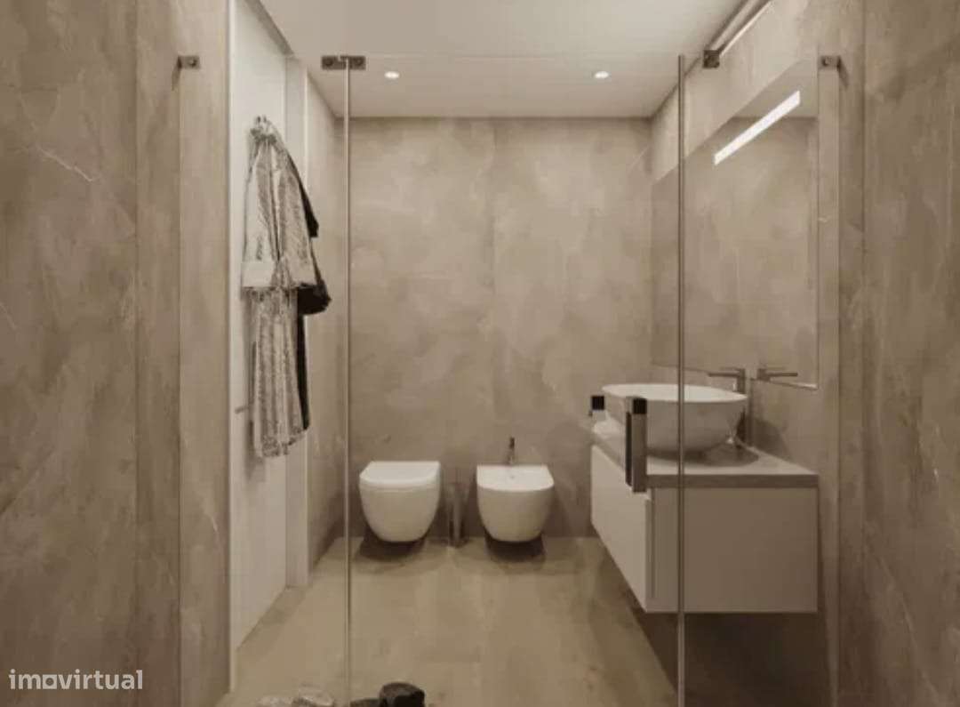 Apartamento T1 com varanda, garagem e terraço - Grande imagem: 4/9