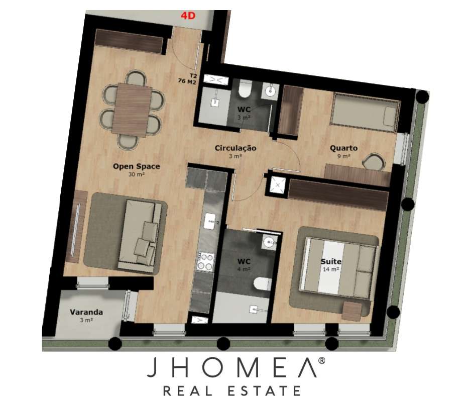 Apartamento T2 - Vacivus-7