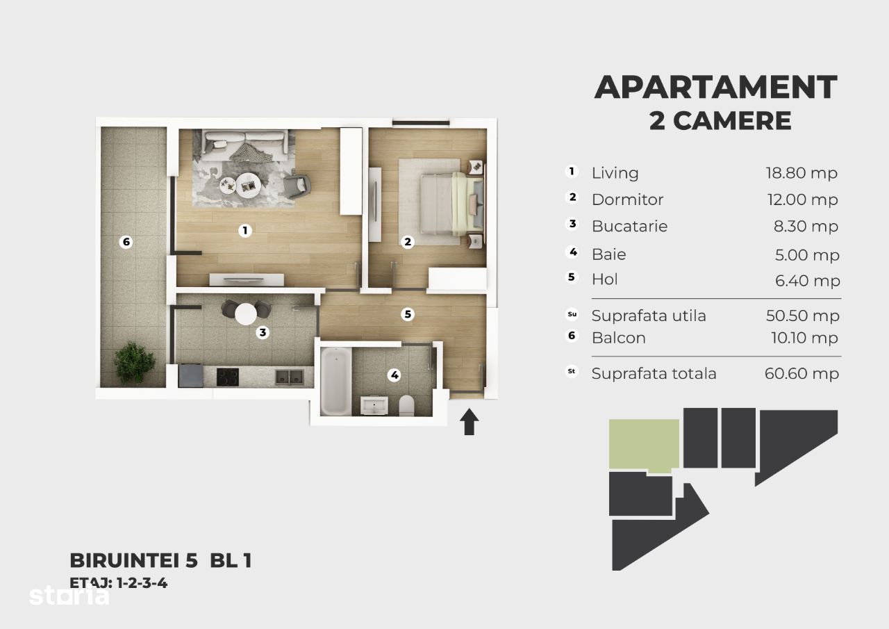 Berceni metrou, apartament 2 camere superb