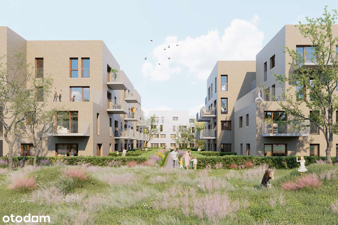 NOWE Mieszkanie Dwupokojowe + BALKON / WINDA / Ogrzewanie Podłogowe (lokal 1A/4)