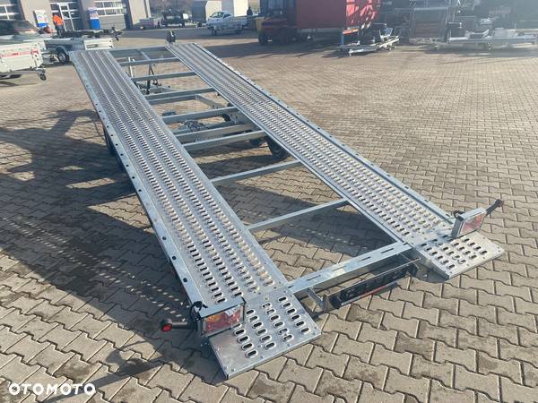 Lorries Dostawa laweta UCHYLNA GRAWITACYJNIE 600x201cm DMC3500kg LAMPY LED, 3 osie, płaska - 14